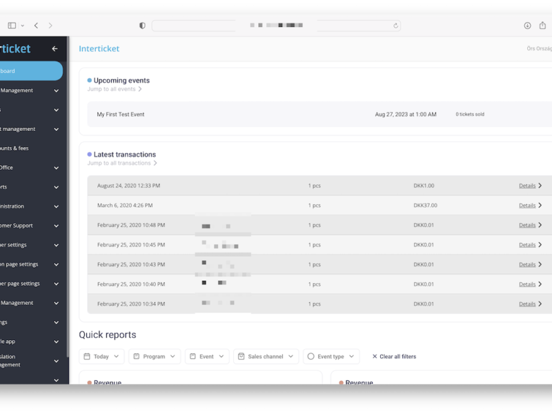 Web browser-based administrator system