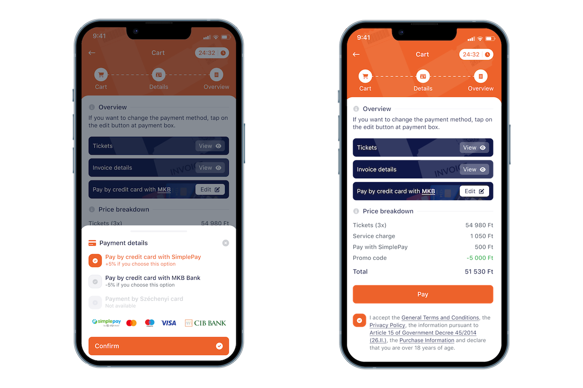 Electronic payment channels - InterTicket